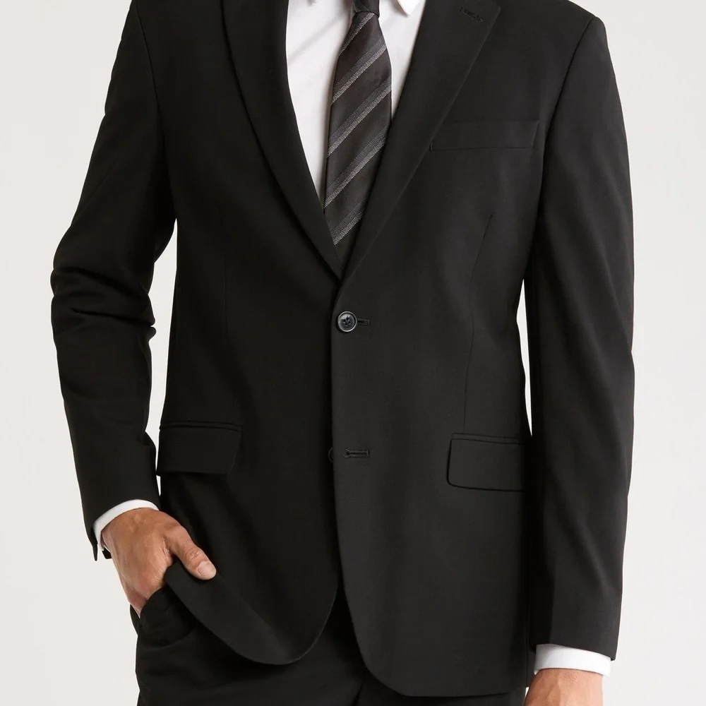 Theory Classic Black two button front Men's Blazer size 36.